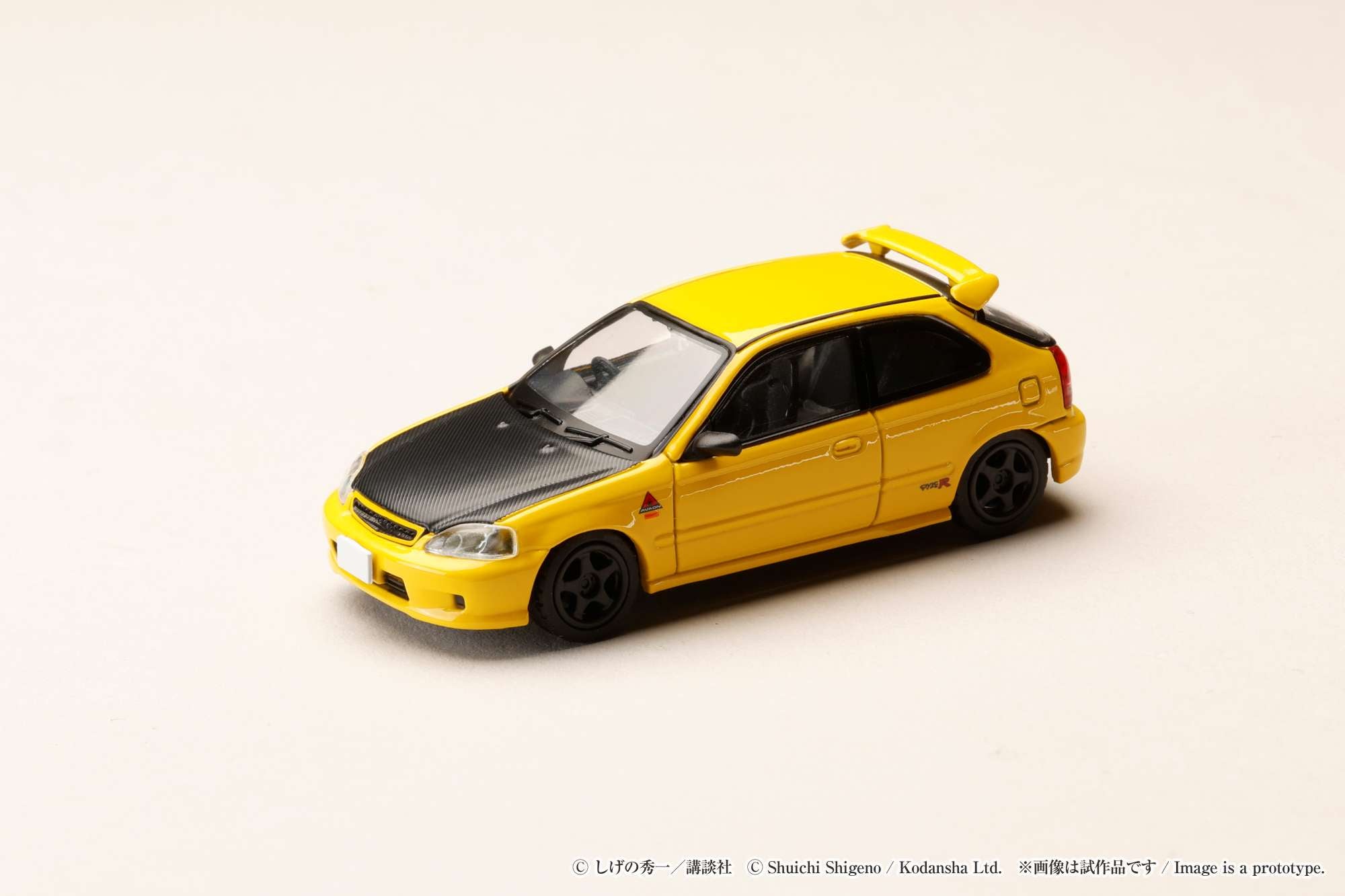 Hobby Japan 1:64 Honda CIVIC (EK9) Todojuku / INITIAL D Tomoyuki
