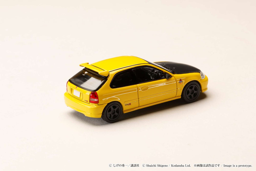 [Preorder] Hobby Japan 1:64 Honda CIVIC (EK9) Todojuku / INITIAL D  Tomoyuki Tachi VS Takumi Fujiwara HJDMD007