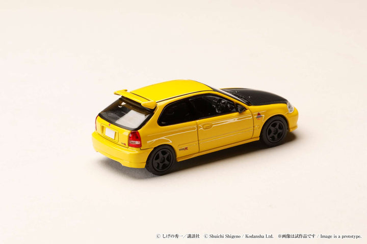 [Preorder] Hobby Japan 1:64 Honda CIVIC (EK9) Todojuku / INITIAL D  Tomoyuki Tachi VS Takumi Fujiwara HJDMD007