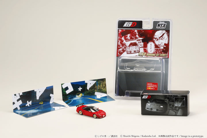 [Preorder] Hobby Japan 1:64 Honda NSX / Initial D Go Hojo VS Keisuke Takahashi HJDMD010