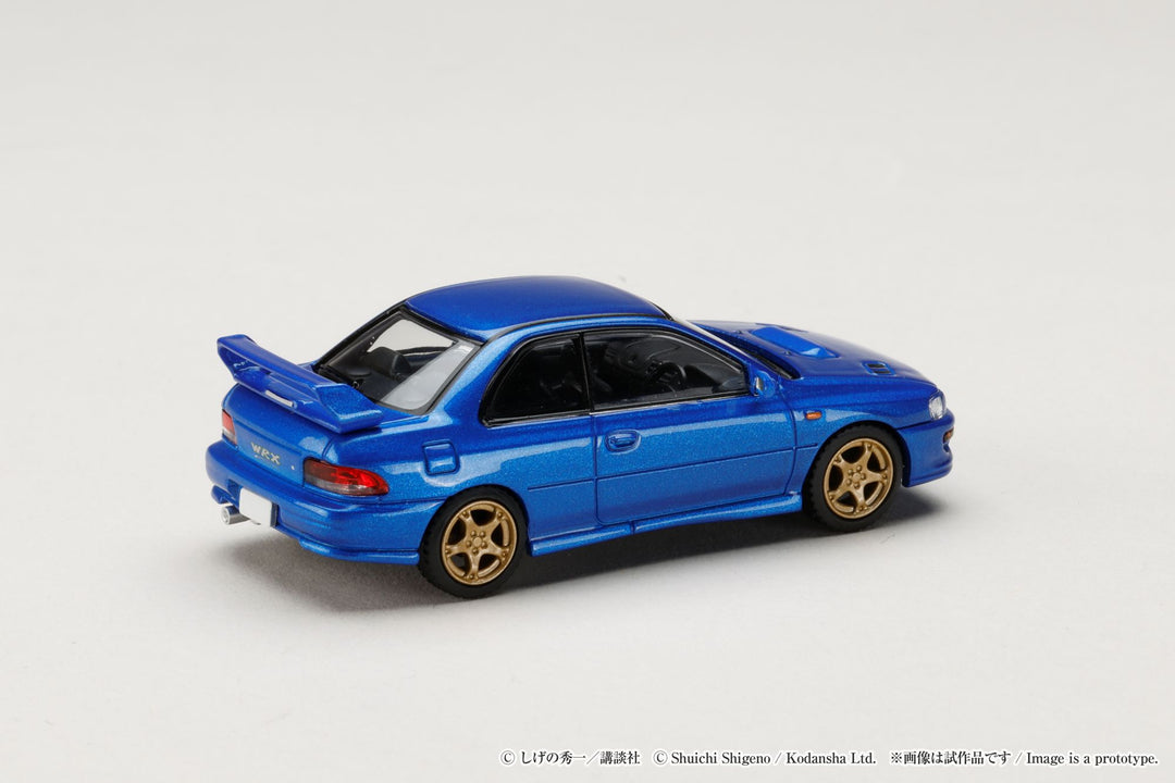 Miniature Subaru Impreza WRX 1/43 Ebbro STI WRX A-Line Bleu 2010 Miniature Subaru Impreza WRX 1/43 Ebbro STI WRX A-Line Bleu 2010