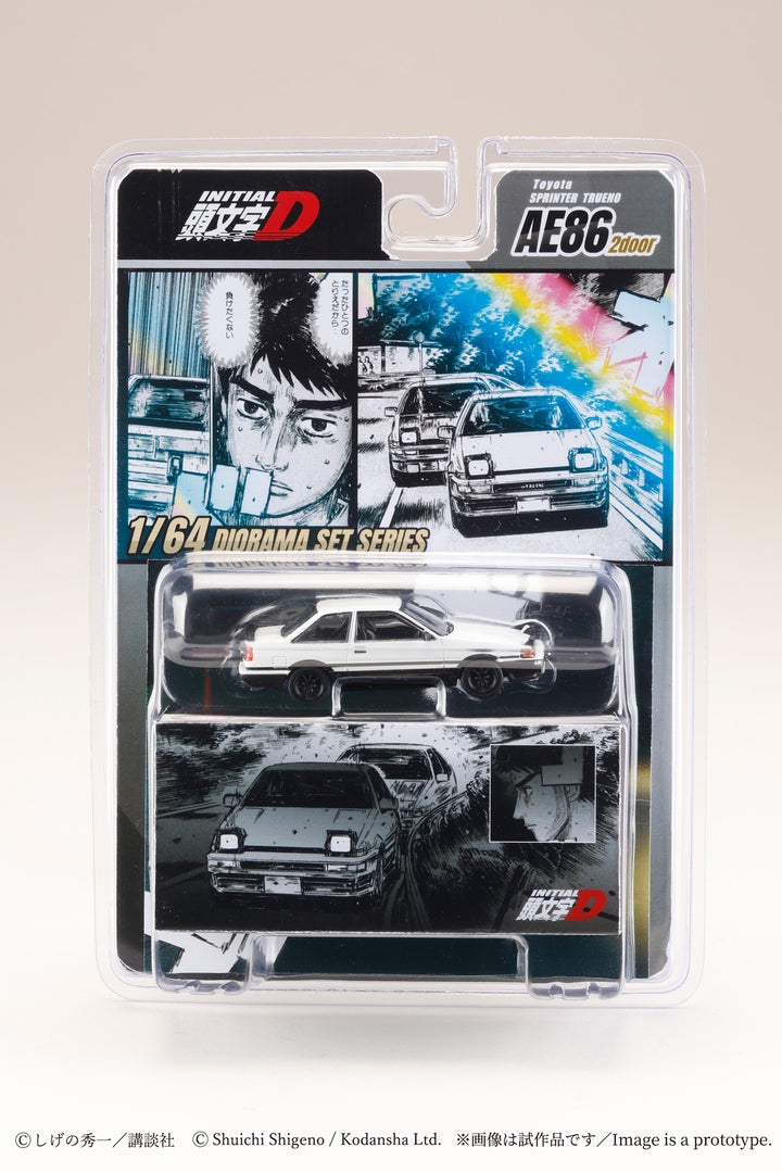 [Preorder] Hobby Japan 1:64 Toyota SPRINTER TRUENO (AE86) 2door / Initial D Shinji Inui VS Takumi Fujiwara HJDMD013