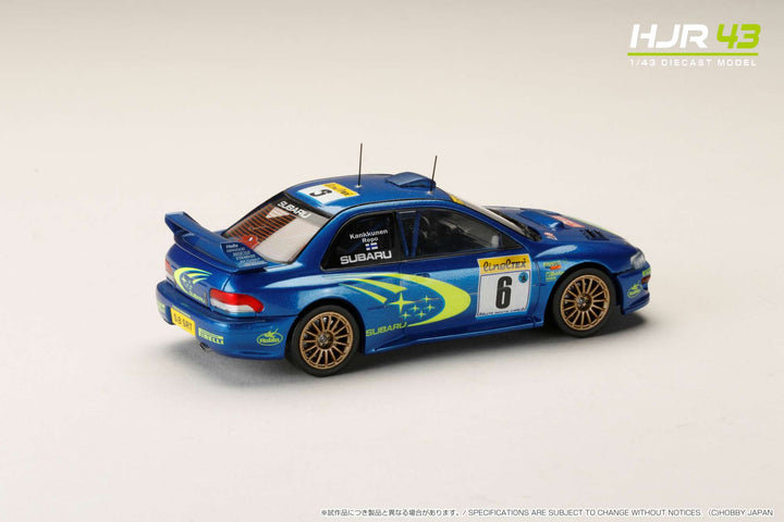 [Preorder] Hobby Japan 1:43 SUBARU IMPREZA MONTE CARLO 1999 (2 Versions)