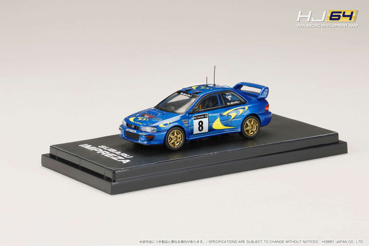 Hobby Japan X IG Model 1:64 Subaru Impreza WRC 1997 (RAC RALLY) HJR642041F