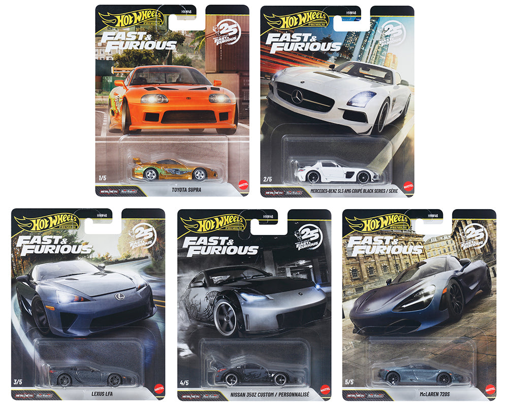 Preorder] Hot Wheels 1:64 Fast & Furious 25Th Anniversary Premium