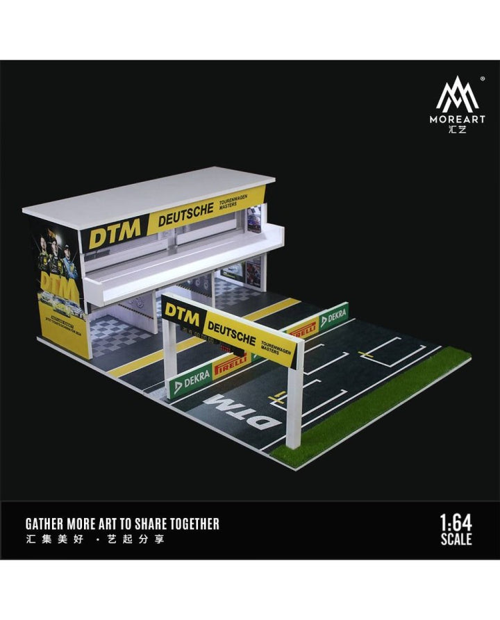 MoreArt 1:64 DTM LIGHT VERSION TRACK THREE-DIMENSIONAL CUBE SCENE MO925301