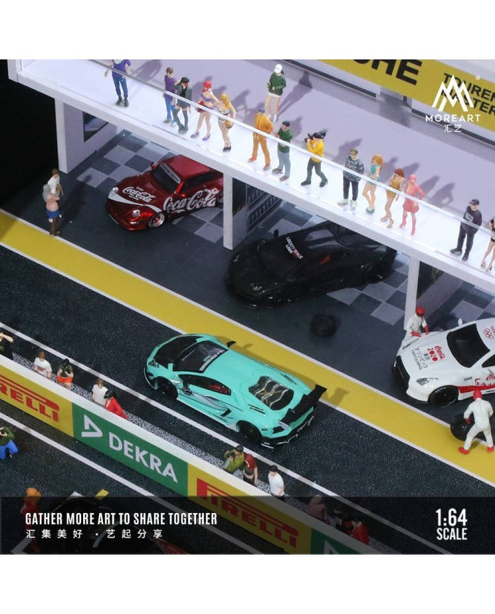 MoreArt 1:64 DTM LIGHT VERSION TRACK THREE-DIMENSIONAL CUBE SCENE MO925301