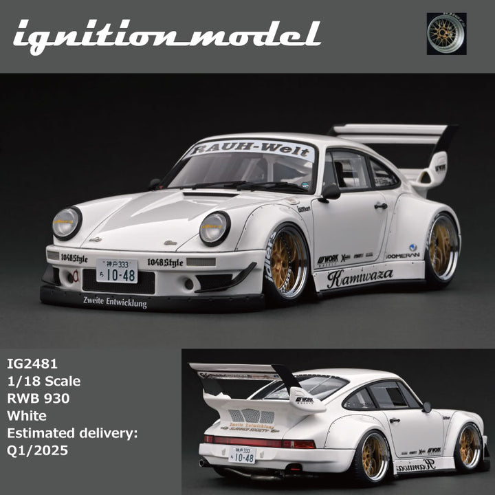 [Preorder] Ignition Model 1:18 RWB 930 White IG2481