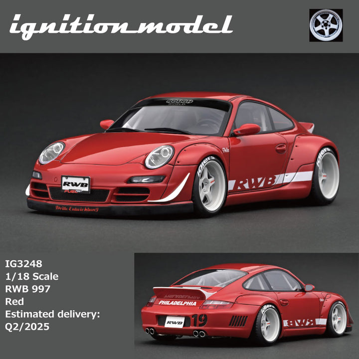 [Preorder] Ignition Model 1:18 RWB 997 Red IG3248