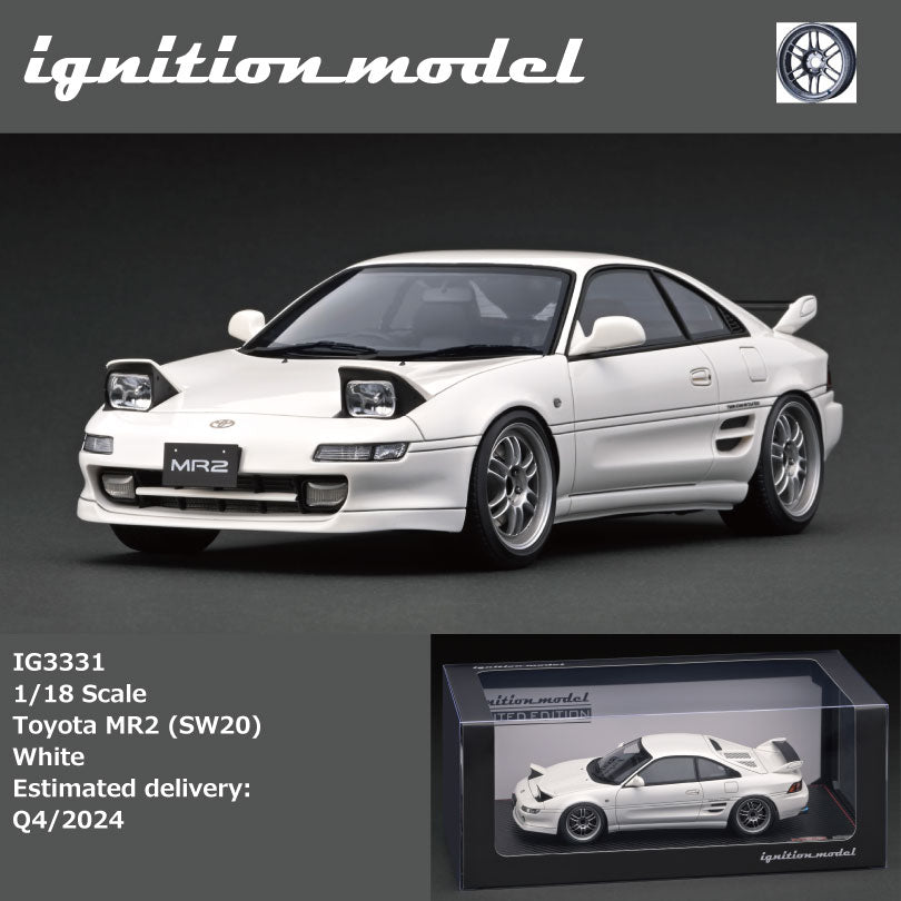新品 ignition model 1/18 トヨタ MR2 SW20 白 Ignition Model 1:18 Toyota MR2 (SW20) White – Horizon Diecast