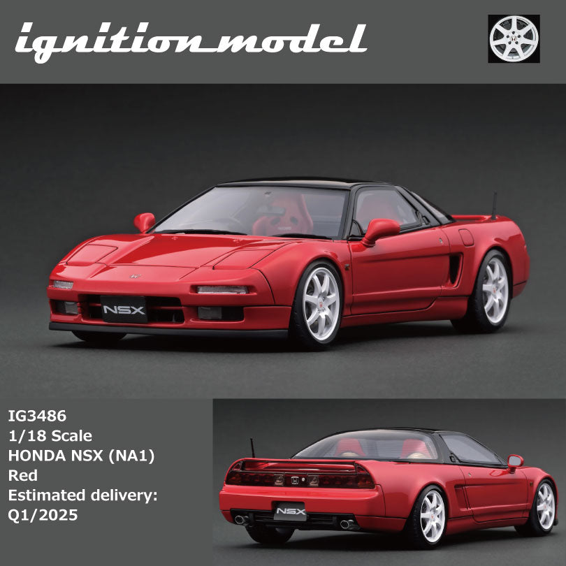 Ignition Model 1:18 HONDA NSX (NA1) Red IG3486 – Horizon Diecast