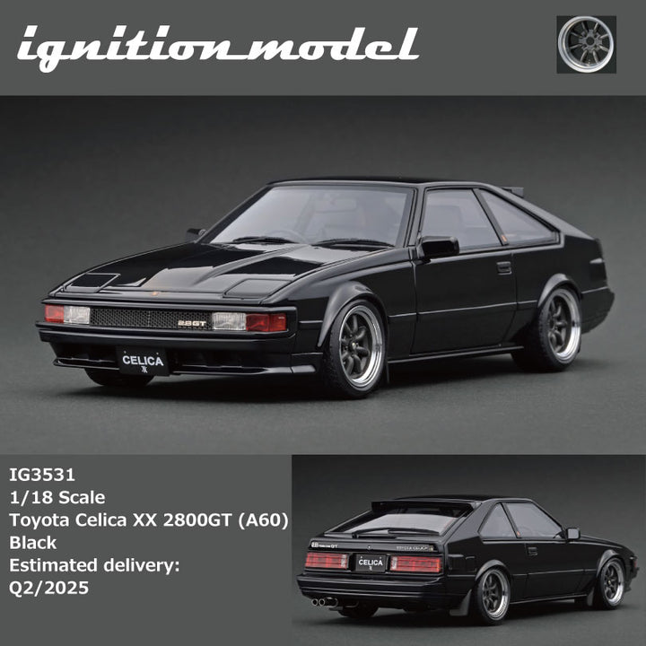 [Preorder] Ignition Model 1:18 Toyota Celica XX 2800GT (A60) Black IG3531