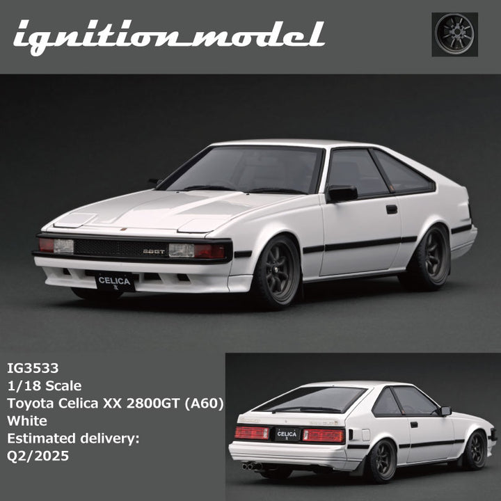 [Preorder] Ignition Model 1:18 Toyota Celica XX 2800GT (A60) White IG3533