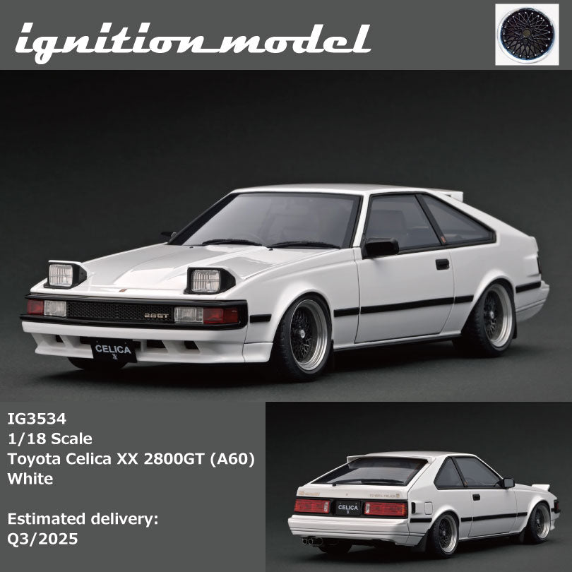 Ignition Model 1:18 Toyota Celica XX 2800GT (A60) White IG3534