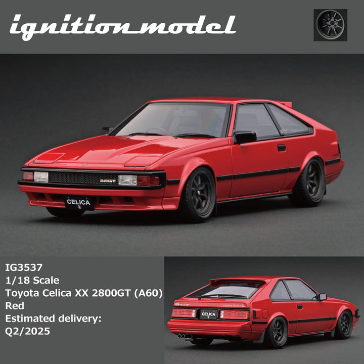 [Preorder] Ignition Model 1:18 Toyota Celica XX 2800GT (A60) Red IG3537