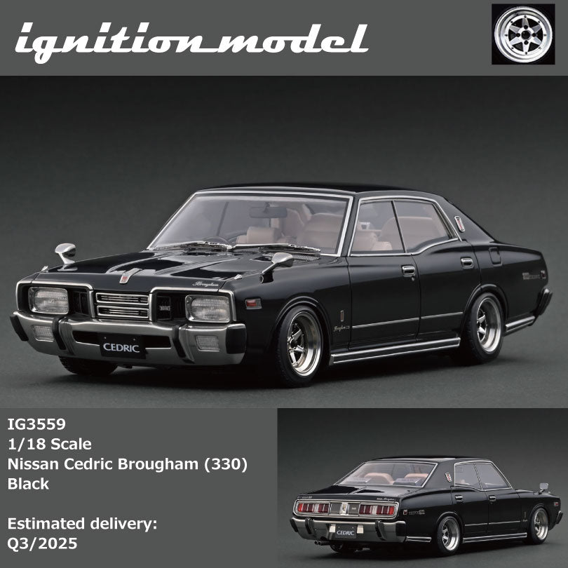 Ignition Model 1:18 Nissan Cedric Brougham (330) Black IG3559