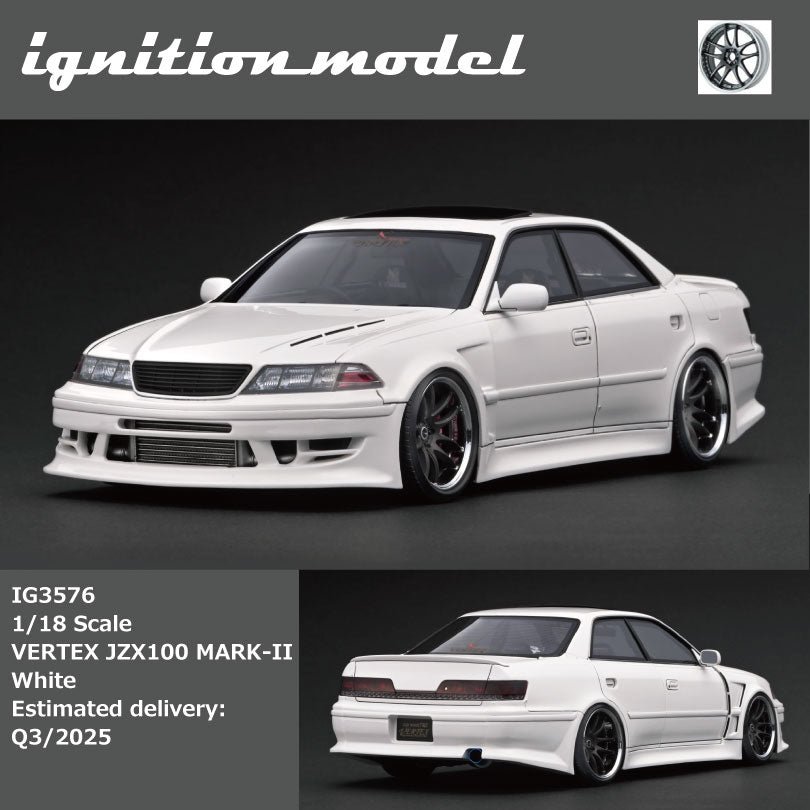 Ignition Model 1:18 VERTEX JZX100 MARK-II White IG3576