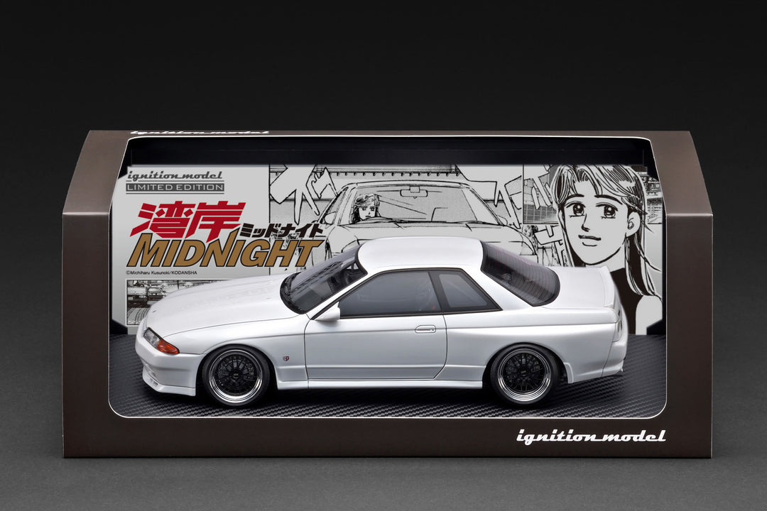 [Preorder] Ignition Model 1:18 NISSAN SKYLINE GT-R (R32) White MIDNIGHT Reina's R IG3596