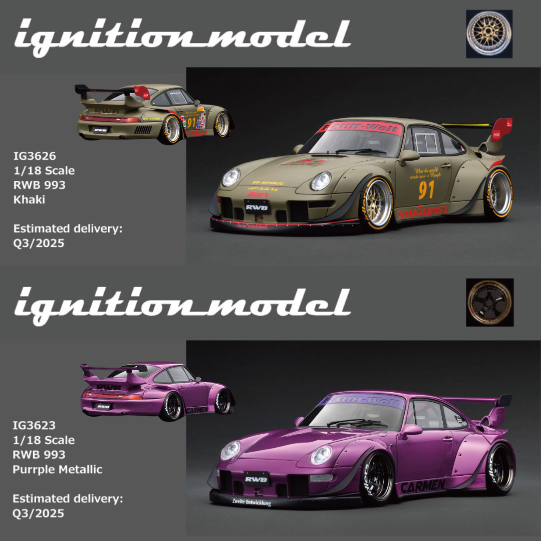 Ignition Model 1:18 RWB 993 (2 COLORS) – Horizon Diecast