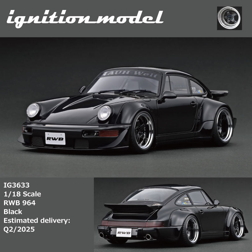 Ignition Model 1:18 RWB 964 Black IG3633 – Horizon Diecast