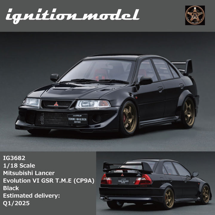 [Preorder] Ignition Model 1:18 Mitsubishi Lancer Evolution VI GSR T.M.E (CP9A) Black