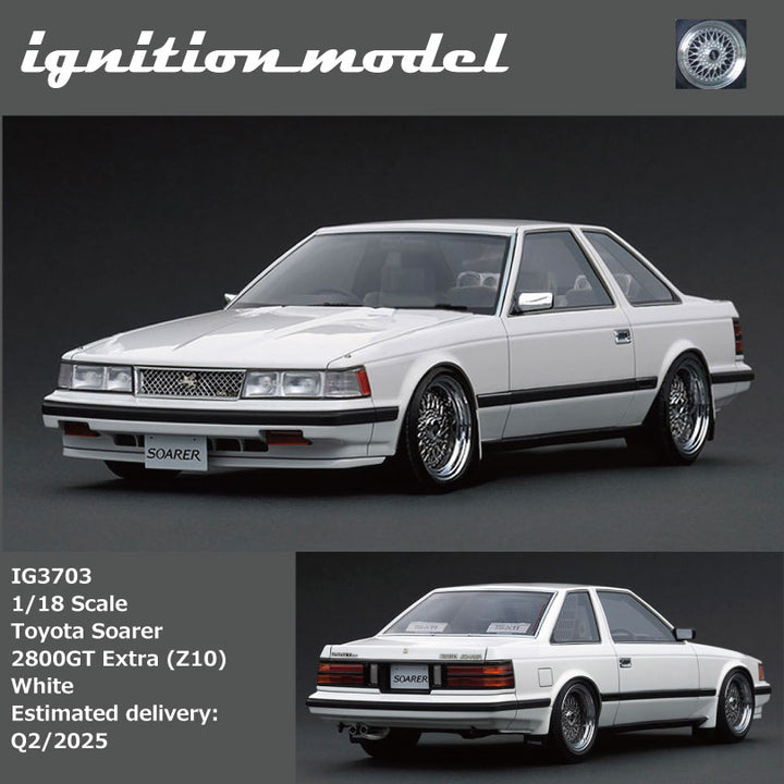 [Preorder] Ignition Model 1:18 Toyota Soarer 2800GT Extra (Z10) White IG3703