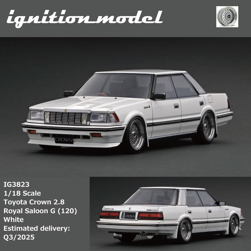 ignition model 1/18　トヨタ 120系クラウン　2.8 Ignition Model 1:18 Toyota Crown 2.8 Royal Saloon G (120) (3