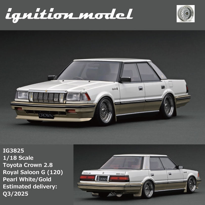 [Preorder] Ignition Model 1:18 Toyota Crown 2.8 Royal Saloon G (120) (3 Versions)