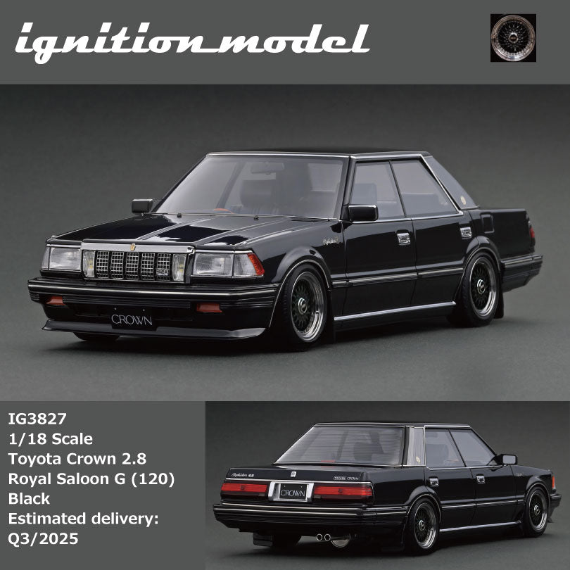 [Preorder] Ignition Model 1:18 Toyota Crown 2.8 Royal Saloon G (120) (3 Versions)