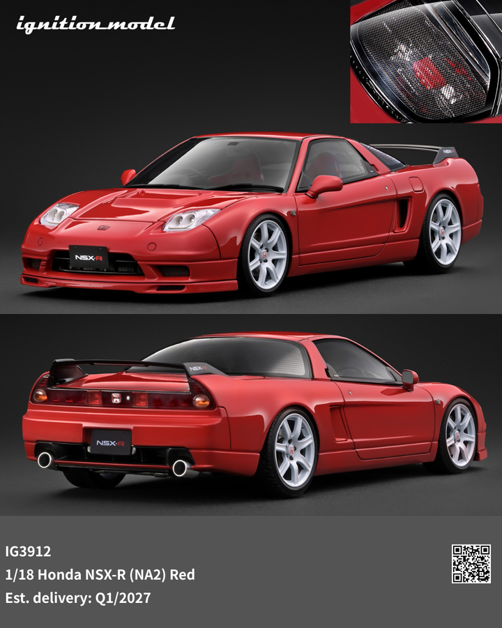 [Preorder] Ignition Model 1:18 Honda NSX-R (NA2) Red IG3912