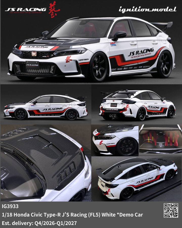 [Preorder] Ignition Model 1:18 Honda Civic Type-R J&