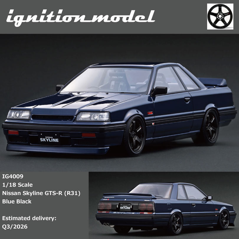 Preorder] Ignition Model 1:18 Nissan Skyline GTS-R (R31) Blue