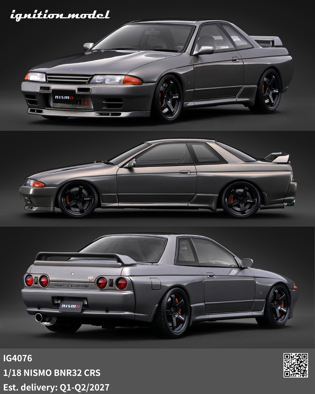 [Preorder] Ignition Model 1:18 NISMO BNR32 CRS IG4076