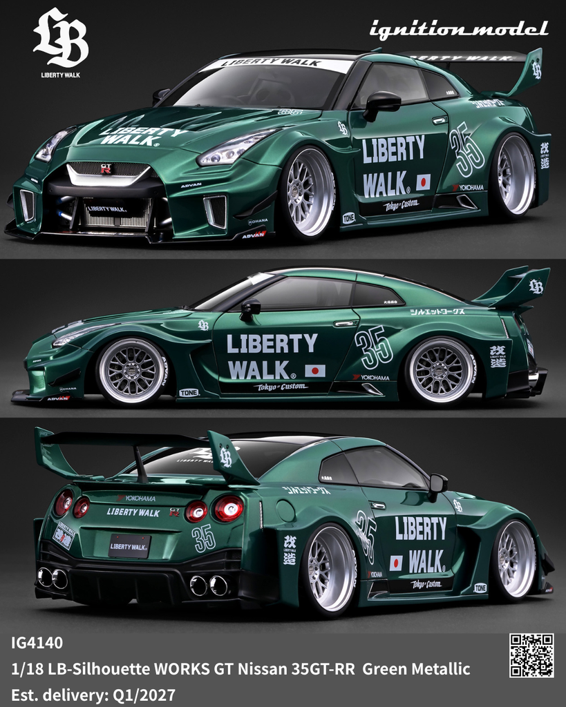 Preorder] Ignition Model 1:18 LB-Silhouette WORKS GT Nissan 35GT