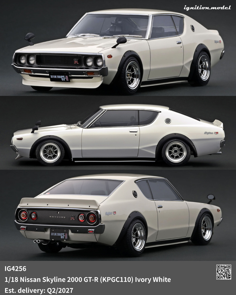 Preorder] Ignition Model 1:18 Nissan Skyline 2000 GT-R (KPGC110