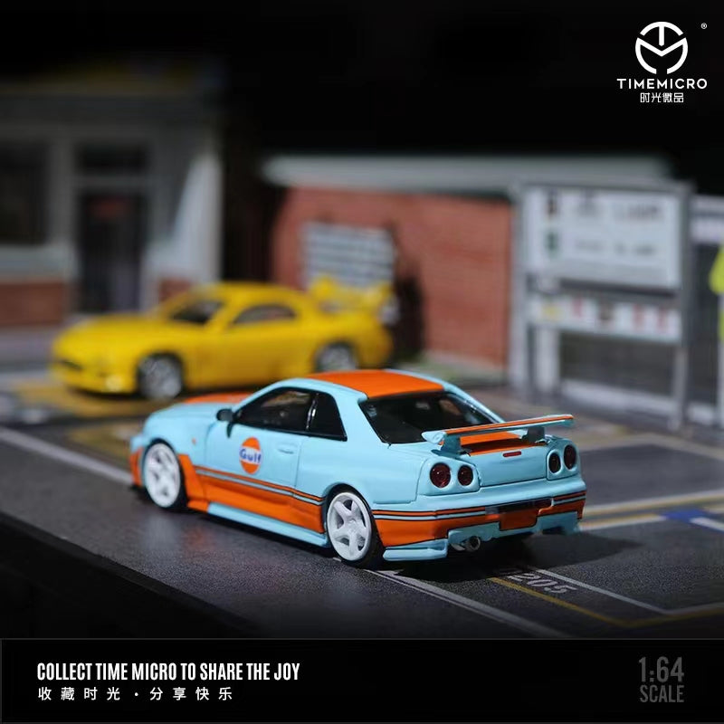 TimeMicro 1:64 Nissan Skyline GT-R R34 Gulf