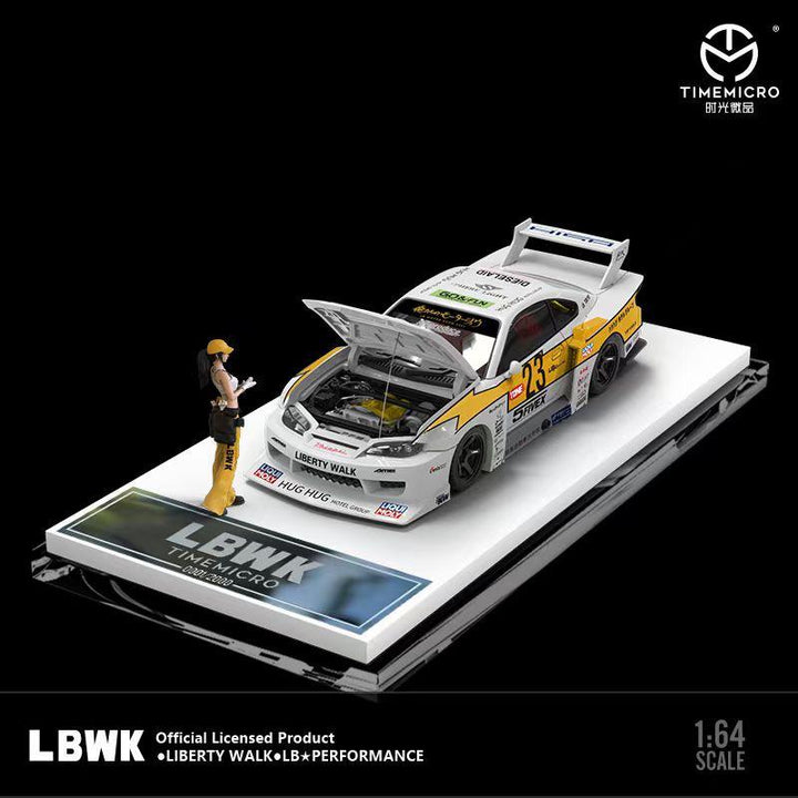 Time Micro 1:64 Nissan Skyline S15 LBWK Doll Version TM646001-1