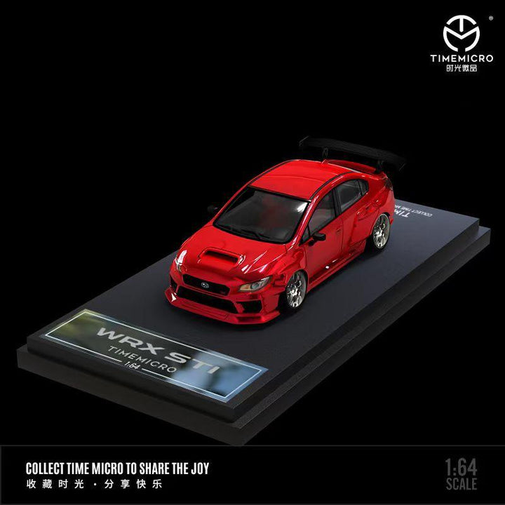 TimeMicro 1:64 Subaru WRX STI Wide Body Red TM645404