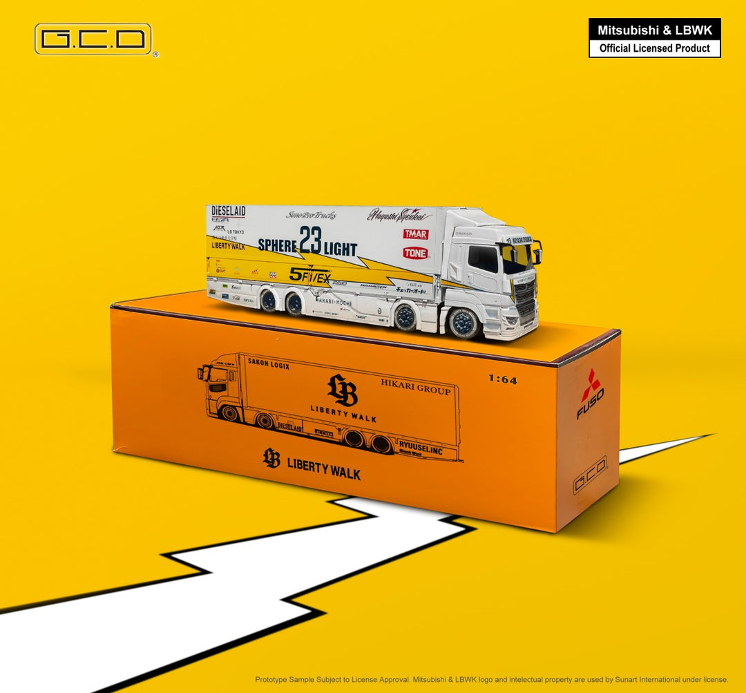 GCD 1:64 LBWK Mitsubishi Fuso Truck – Horizon Diecast