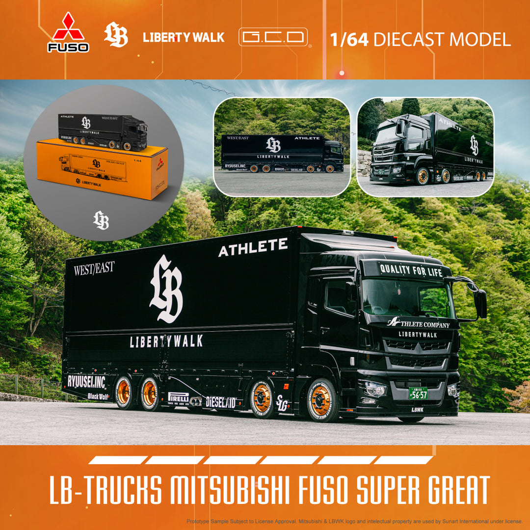 GCD 1:64 LBWK Mitsubishi Fuso Truck – Horizon Diecast