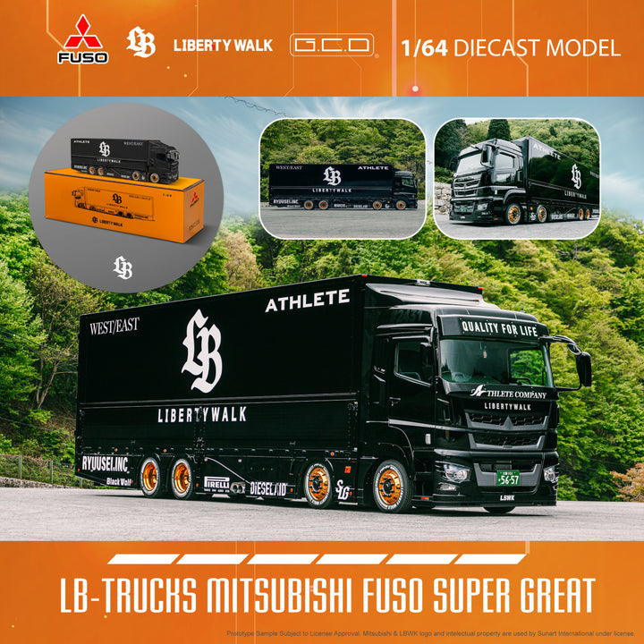 [Preorder] GCD 1:64 LBWK Mitsubishi Fuso Truck