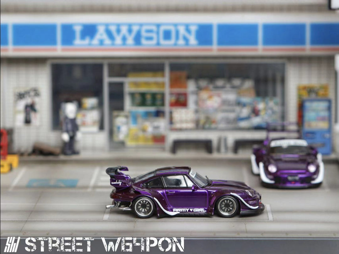 Street Weapon 1:64 Porsche RWB 993 Purple