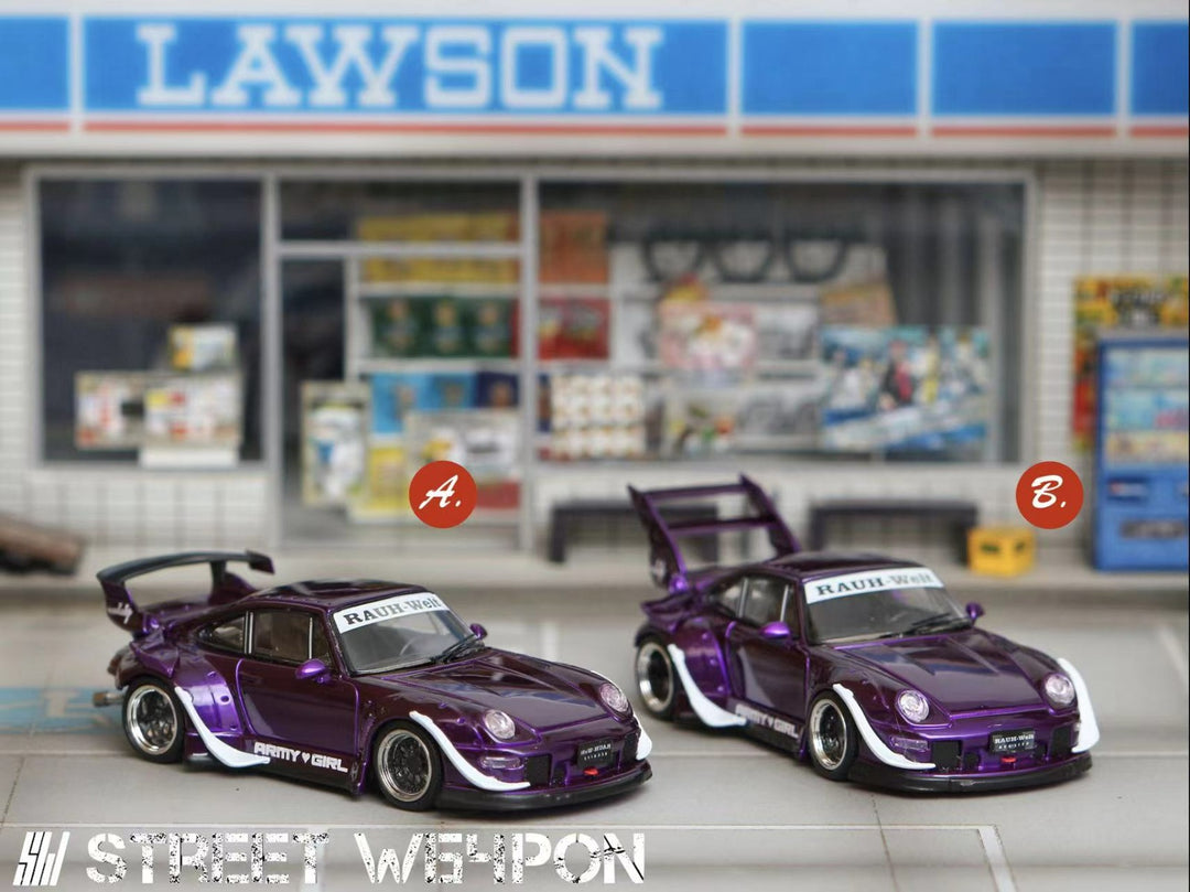 Street Weapon 1:64 Porsche RWB 993 Purple