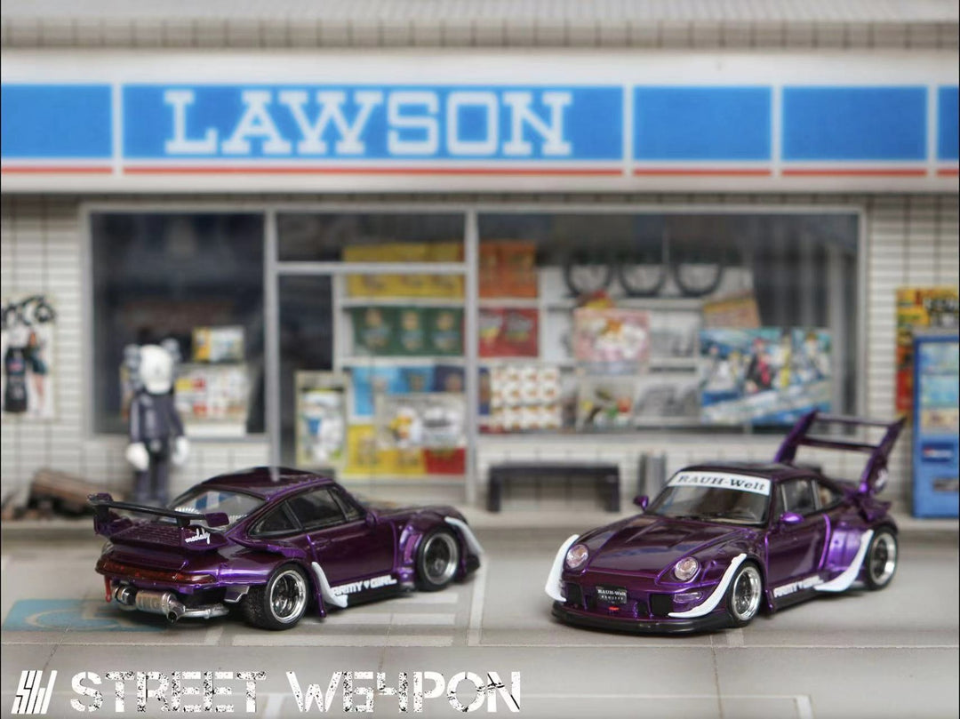 Street Weapon 1:64 Porsche RWB 993 Purple