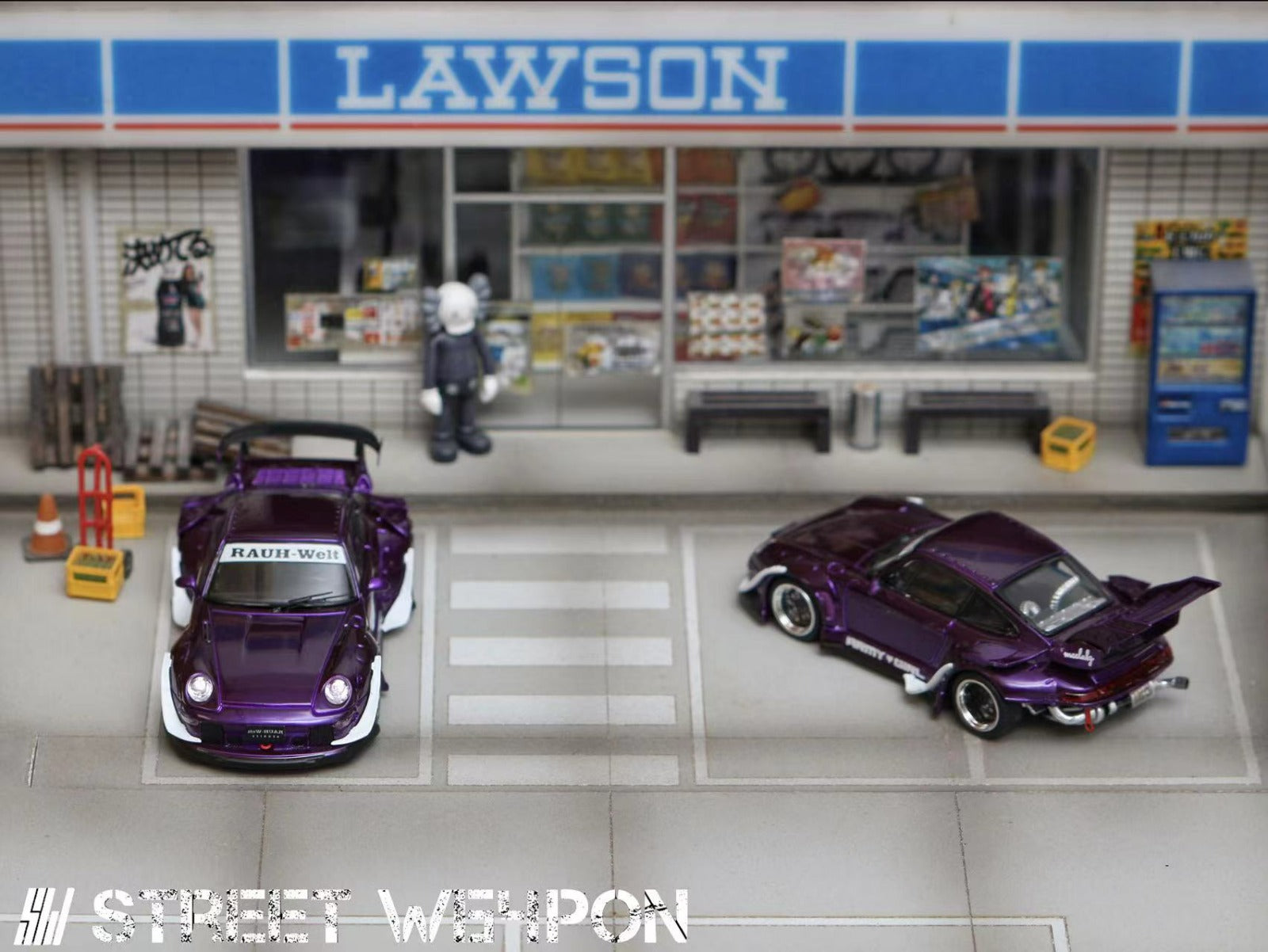 ミニカー RWB 993 Purple lic 2177 RWB 993 Purple Metallic (Diecast Car) - HobbySearch Diecast