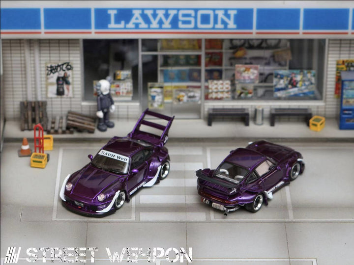 Street Weapon 1:64 Porsche RWB 993 Purple