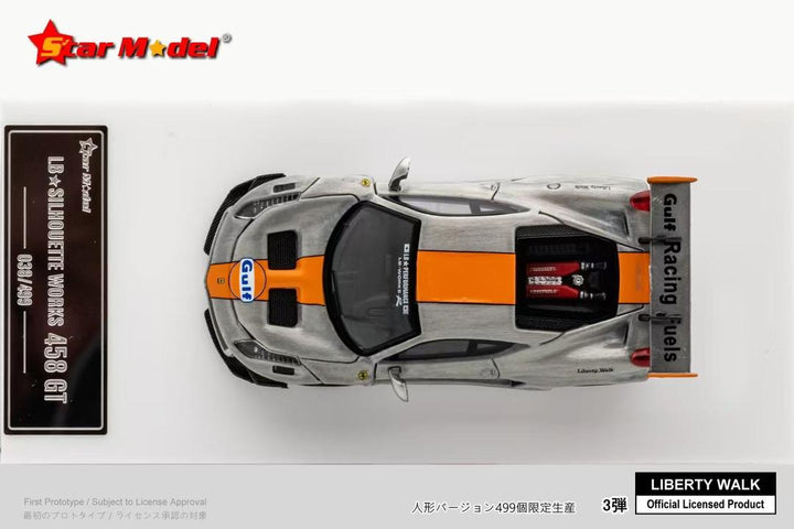 Star Model 1:64 LBWK Silhouette Ferrari 458 GT