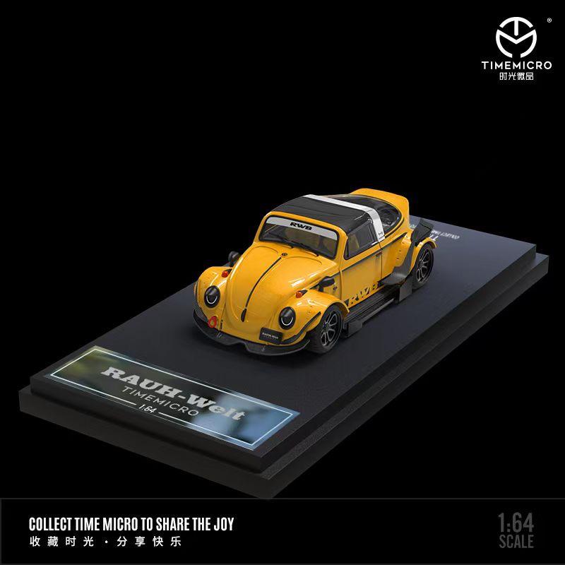 TimeMicro 1:64 RWB Volkswagen Beetle Concept Yellow TM646201