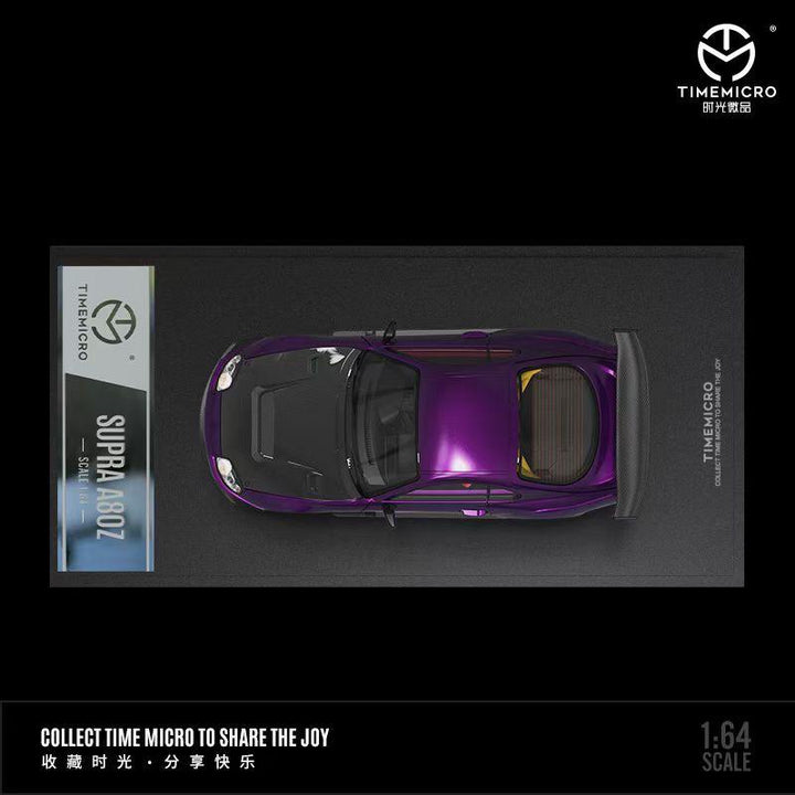 TimeMicro 1:64 Toyota Supra A80Z Purple