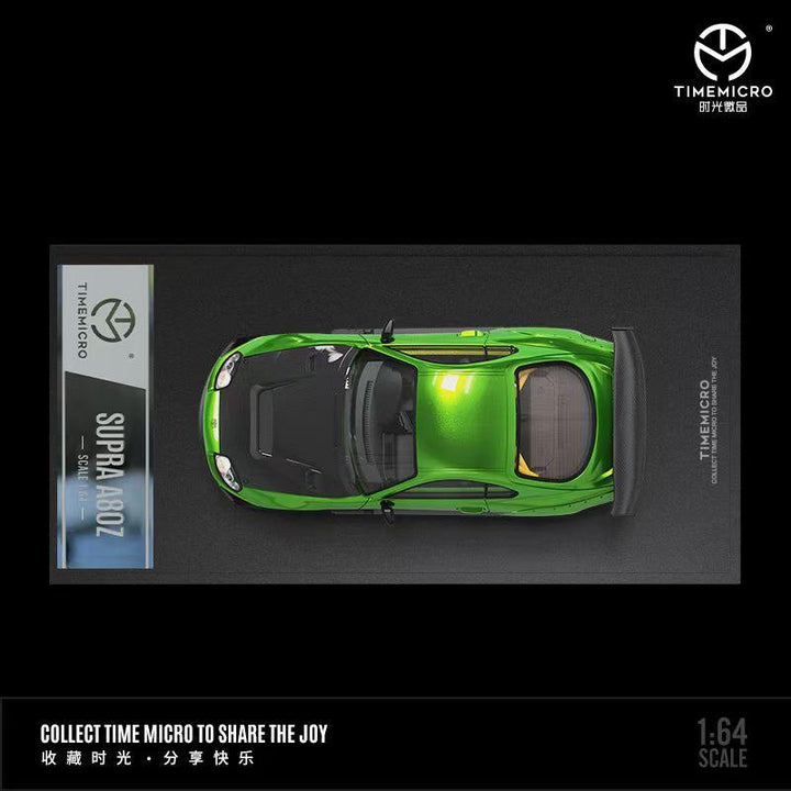TimeMicro 1:64 Toyota Supra A80Z Green